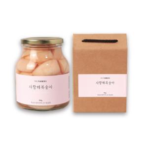 [더파머스] 수제 복숭아병조림 (백도) 대용량 950g 선물포장