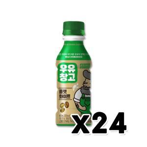 우유창고 플랫화이트 커피페트음료 400ml x 24개