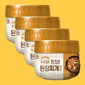 CJ제일제당 다담 된장찌개 530g 4개