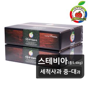 [스테비아]산들앤 달코미 스테비아 세척사과 2 box(총 5.4kg)