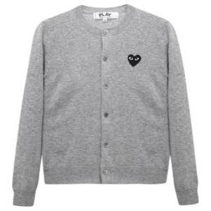 24FW 꼼데가르송 가디건 AXN0230512 Gray Light Grey