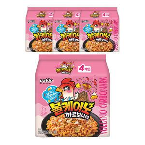 팔도 볼케이노 까르보나라, 130g, 4입, 4개