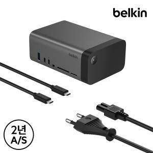 [벨킨] 11in1 프로 C타입 멀티 허브 독 도킹스테이션 GaN 150W 8K 트리플 디스플레이 INC020qc