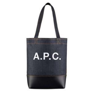 아페쎄 APC 악셀 스몰 데님 토트백 IAK DARK NAVY_