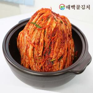 태백골김치 프리미엄 태백산 생 포기 배추 김장 보쌈 김치 금치 국산고춧가루 5kg 10kg