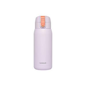 락앤락 스쿨핏 코튼캔디 원터치텀블러 370ml, 바이올렛, 1개