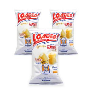 로디드 슬라이스 쌀쿠키 우유맛 120g x3개