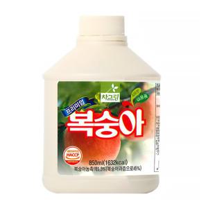 차그림 과일 원액 850ml 9종 복숭아 살구 딸기 포도 키위 파인애플 망고 자몽 바나나