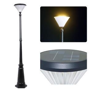 태양광 LED 원반형 가로등 2M 정원등 잔디등 2색지원