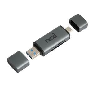 넥시 USB/C타입겸용 SD/마이크로SD 카드리더기 2TB지원 NX1479