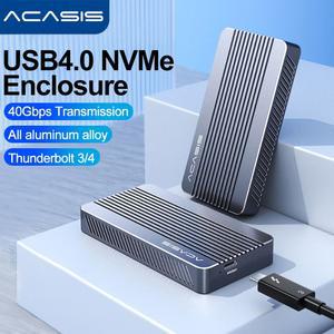 인클로저 ACASIS M1 M2 프로 맥스용 SSD 썬더볼트 USB4 지지대 2280 키와 호환 가능 40Gbps NVMe