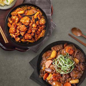 대전닭갈비블루스 750g x 2봉 + 안동식 쪼림닭 750g x 2봉 / 총3kg