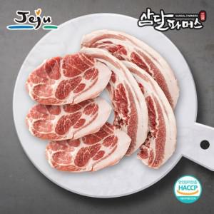 [삼달파머스]제주 흑돼지 냉장 세트 3호오겹살300g x3팩+목살300g x3팩 스킨포장