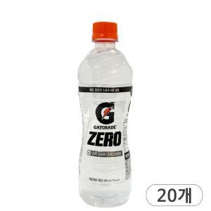 게토레이 제로 600ml x 20개 갈증해소 이온음료 롯데칠성