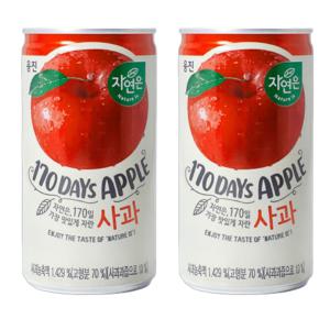 웅진 자연은 사과 180ml x 60캔 캔음료 과즙음료 서비스 음료수 음료수도매