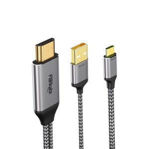 Fairikabe HDMI to USB C 어댑터 케이블 4K60Hz 6.6피트 소스 출력 타입 디스플레이 컨버터 2.0 Xreal Air