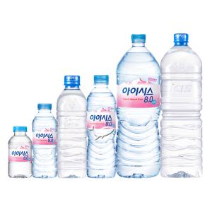 아이시스8.0 무라벨 생수모음 200ml/300ml/500ml/2L 에코 박스포장