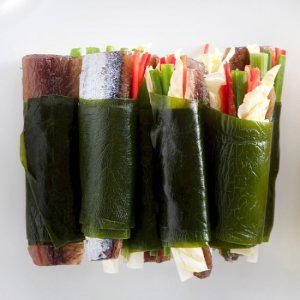 [보섭이네푸드]포항구룡포 명물 반반과메기 650g(꽁치10미+청어10미)+야채세트