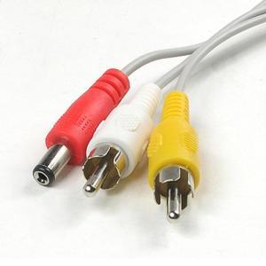 2RCA 전원 단자 영상 음성 포트 어댑터 연결 CCTV 케이블 30M 연장 스크린