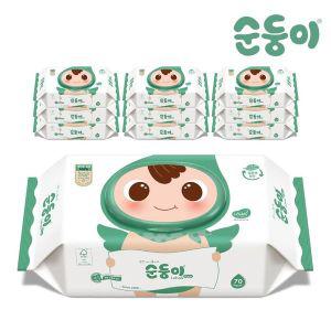 [순둥이]100%생분해/순둥이 로하스 캡 70매 10팩[23924044]