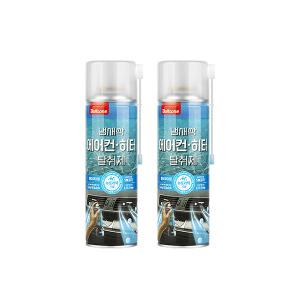 불스원 냄새싹 에어컨히터 탈취제 쿨아쿠향, 2개