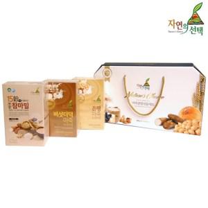 [자연의선택][10+1] 마죽 종합선물세트 5호 900g(은행마죽300g/버섯더덕마죽300g/15곡참마밀300g)