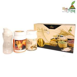 [자연의선택][10+1] 마죽 종합선물세트 3호 1.2kg(호박마죽600g/15곡참마밀600g/쉐이크컵)