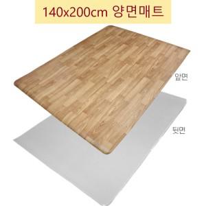 거실 바닥매트 쿠션장판 층간소음방지 140x200 양면 우든메이플 쿠션매트 아파트