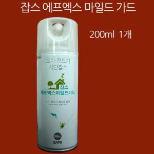 잡스 에프엑스 마일드가드 야생진드기 해충기피제 200ml 1개