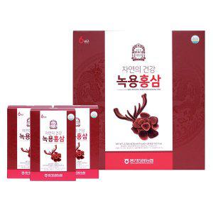 [황풍정][풍기인삼농협] 황풍정 자연의 건강 녹용홍삼 70ml x 30포 / 쇼핑백 포함