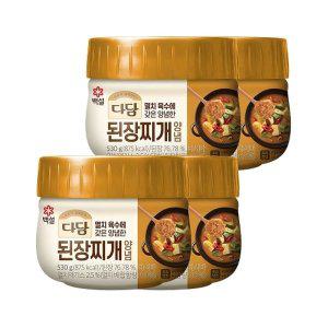 [기타]다담 된장찌개 양념 530g x4개