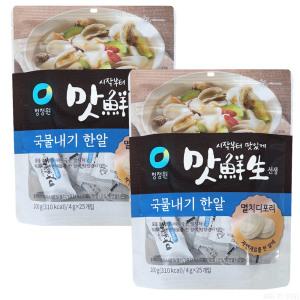 청정원 맛선생 멸치 디포리 국물내기 한알 100g 2개