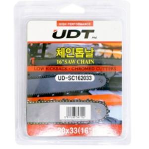 UDT 체인톱날 엔진톱 벌목 20x33T 16in산업용품 체인톱 관리 전동공구 전기톱