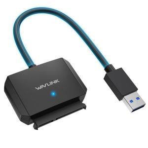 WAVLINK SATA to USB 3.0 하드 드라이브 케이블 A 5Gbps 외장 IIIIII 커넥터 2.5 3.5 HDD SSD 데이터 최대