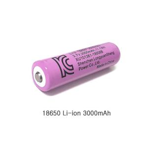 18650 배터리 리튬이온 충전지 배터리 KC인증 3000mAh 고출력 보호회로 3.7v