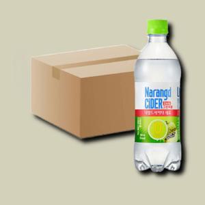 [기타] 나랑드사이다 그랜애플 제로 페트 500ml x 24개 대용량