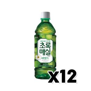 초록매실 마일드 저칼로리 페트음료 500ml x 12개