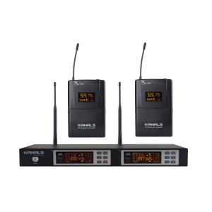 카날스 BK-2001A 2CH 고급 무선마이크 시스템 / 벨트팩타입 BK-90 2EA