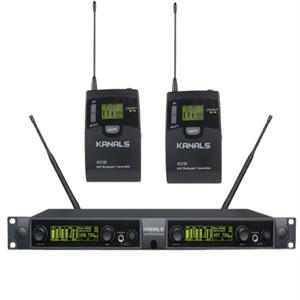 카날스 BK-3002 2CH 최고급 무선마이크 시스템 / 벨트팩타입 BK-900 핀마이크포함 2EA