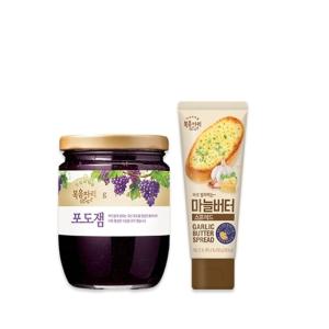 포도잼 370g+마늘버터스프레드 100g