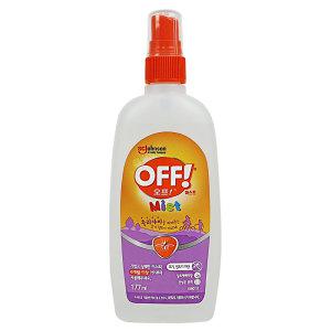 키즈 모기기피제 OFF 오프 미스트 177ml 1개 진드기기피제