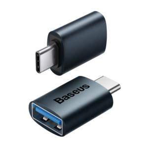 베이스어스 OTG C타입 TO USB 3.1 10Gbps 변환젠더 블루