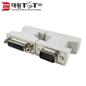 VGA(RGB) to DVI 수암 M/F 케이블 변환 젠더 DVIFRGBM