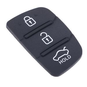 3 버튼 실리콘 패드 원격 제어 키 Fob 현대 i10 i20 i30 ix20 ix35 Elantra 및 KIA Carens Ceed Picanto Sorento