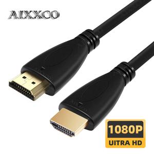AIXXCO 0.5M 1.5M 1M 2M 3M 5M 10M 15M 금도금 HDMI 호환 케이블 HDTV 분배기 스위처 용 1.4 1080p 3D 비디오 케이블