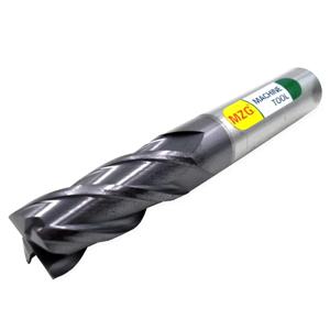 MZG 커팅 HRC50 4 플루트 4mm 5mm 6mm 8mm 12mm 합금 초경 공구 텅스텐 강철 밀링 커터 엔드 밀