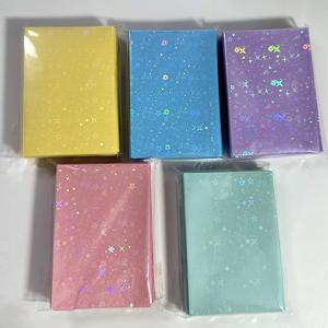 Sharkbang 50 개/몫 홀로 카드 슬리브 61x91mm 20C 스타 시리즈 PP Kpop 홀더 엽서 필름 게임 카드 Photocard Protector