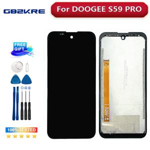 100% 오리지널 터치 스크린 LCD 디스플레이 모듈 수리 교체 부품, DOOGEE S59 Pro S 59 핸드폰용, 5.71 인치