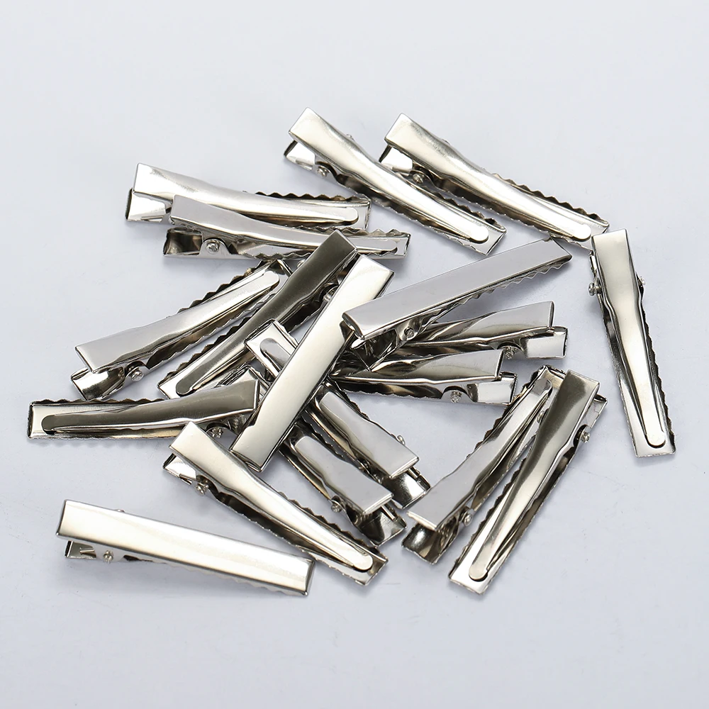50Pcs DIY 쥬얼리 헤어핀에 대 한 고품질 금속 머리 악어 클립 액세서리 자용 장식 여성 헤어 스타일링 도구
