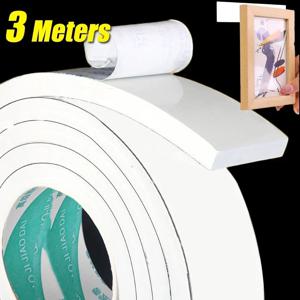흰색 스폰지 양면 폼 접착 테이프 장착 고정 패드 끈적 끈적한 30mm 20mcm 너비 초강력 양면 테이프
